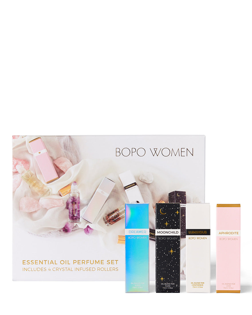 Crystal Perfume Oil Roller Gift Set - Bopo Women