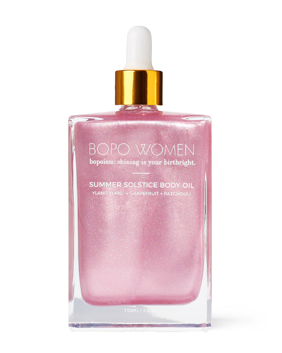 Summer Solstice Body Oil (Ltd Edition Pink Shimmer) - Bopo Women